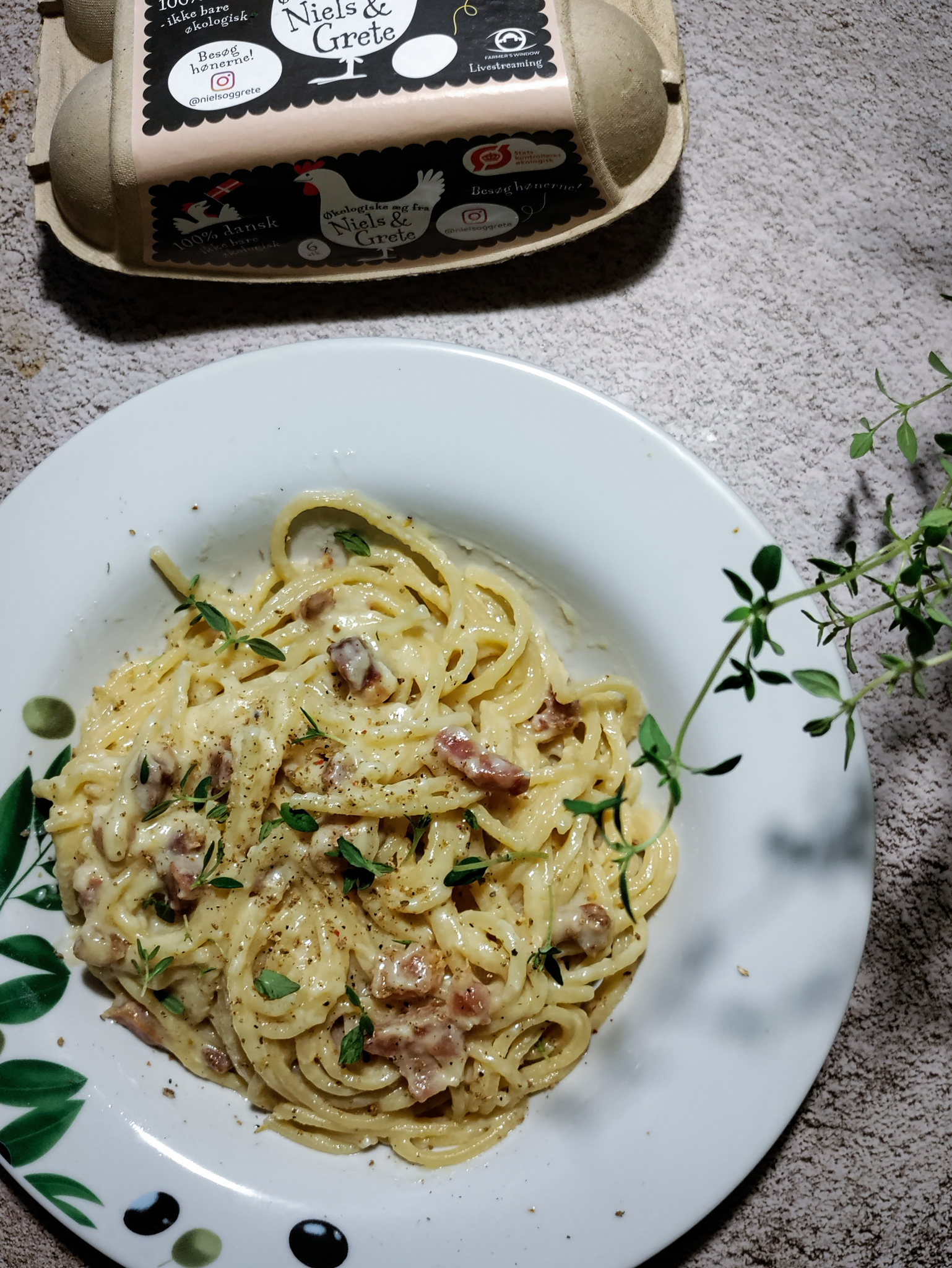 Klassisk Spaghetti Carbonara Niels Og Grete