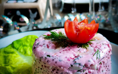 Nytårs forret, portionsanrettet kaviar “rend”