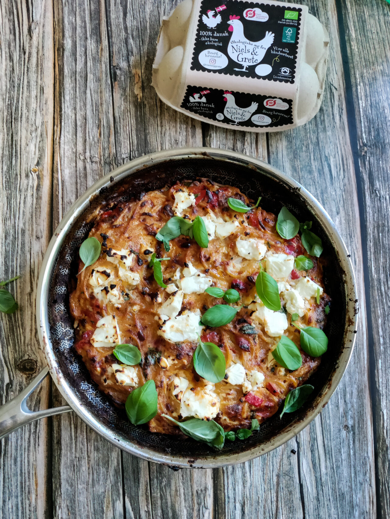 Spaghetti frittata - Niels og Grete